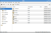 A PCManFM window in Detailed List View A PCManFM window in Detailed List View