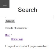 CMS Search Results (site version for visitors)